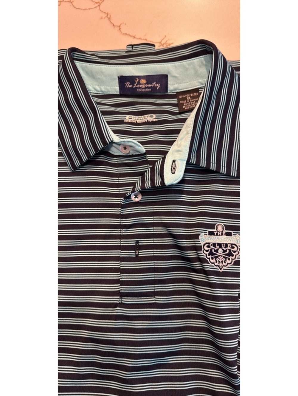 The Lowcountry Collection The Long Bay Club Golf Polo Shirt Size XL